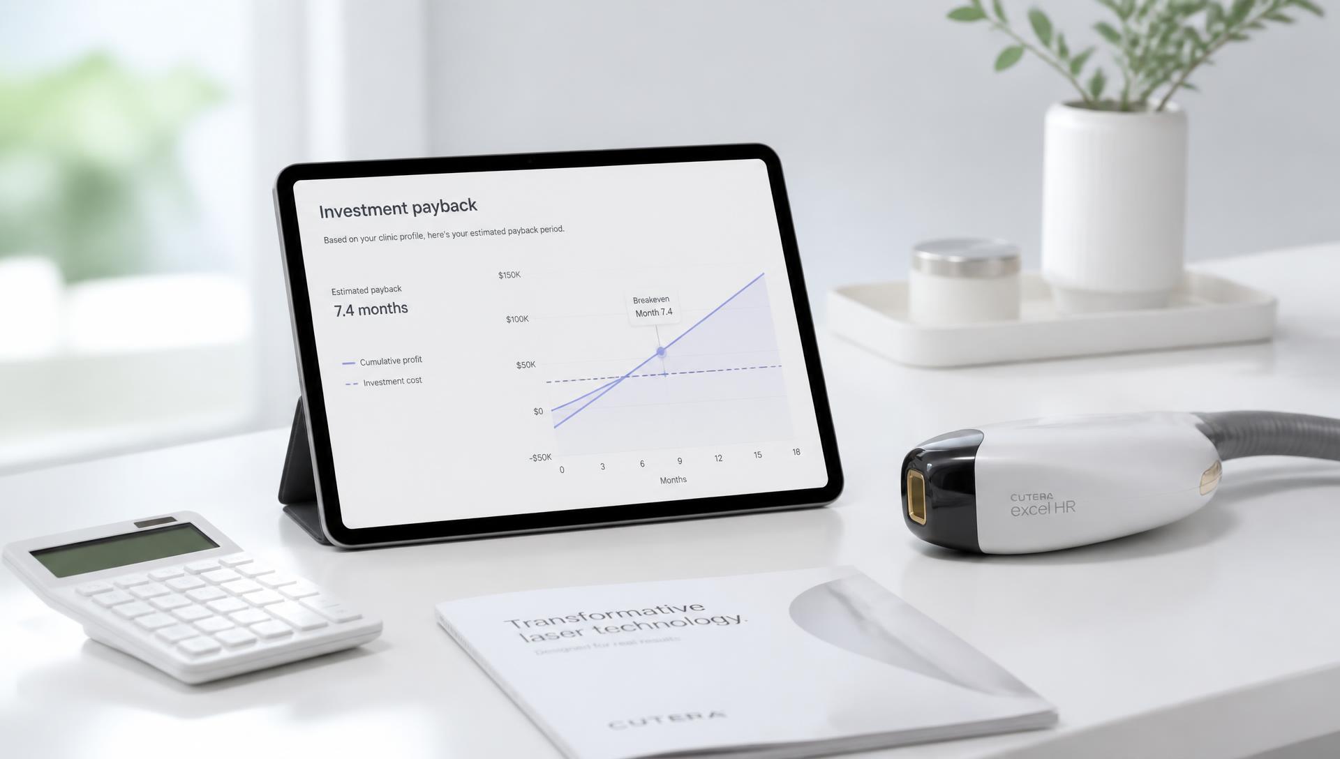 ROI and payback on a hair removal machine